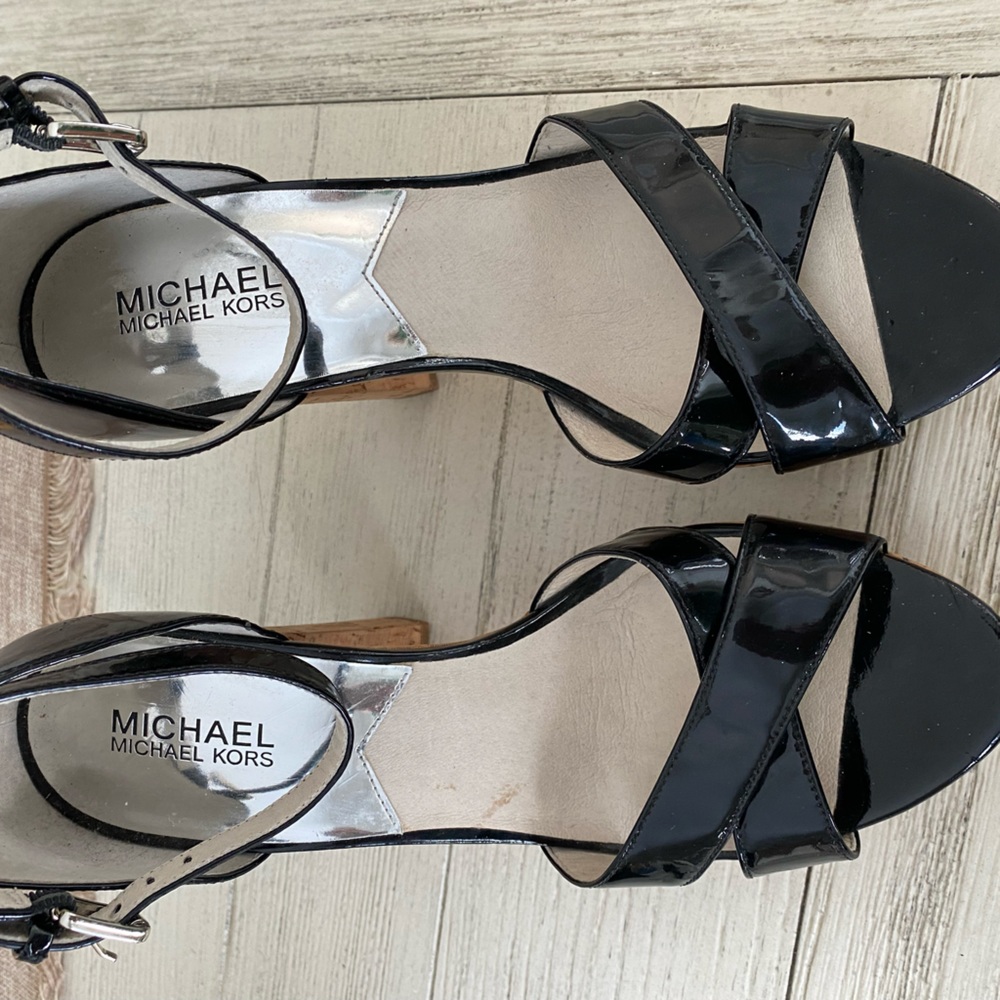 Black dress sandals